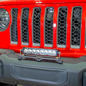 Grimm OffRoad Jeep Wrangler JL/JLU & Gladiator JT Steel Bumper Center Light Mount - 0