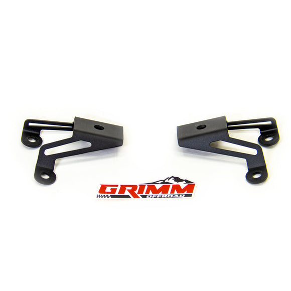 Grimm OffRoad Jeep Wrangler JL/JLU & Gladiator JT Steel Bumper Side Light Mounts