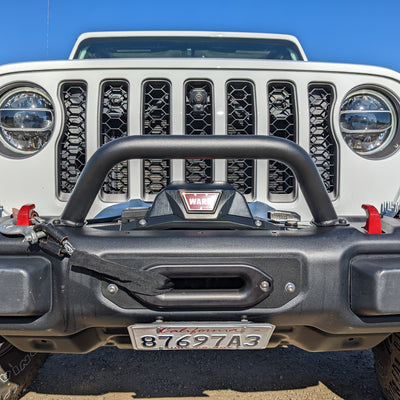 Grimm OffRoad Jeep Wrangler JL/JLU & Gladiator JT Front Steel Bumper Mid Hoop - 0