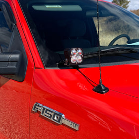 Grimm OffRoad 09-14 Ford F-150 & 10-14 Raptor Hood Hinge Light Brackets - 0