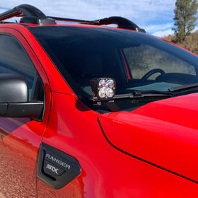 Grimm OffRoad 2019-2023 Ford Ranger Hood Hinge Light Brackets - 0