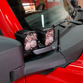 Grimm OffRoad 2021+ Ford Bronco A-Pillar Light Bracket Kit - 0