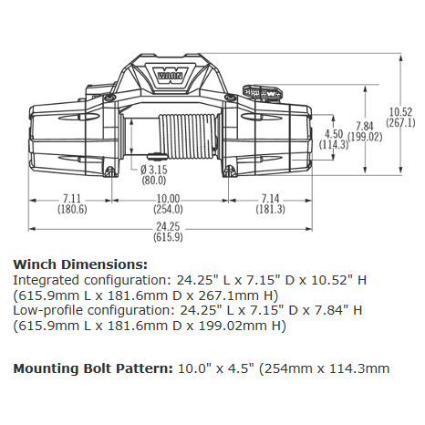 WARN Zeon 10-S Winch