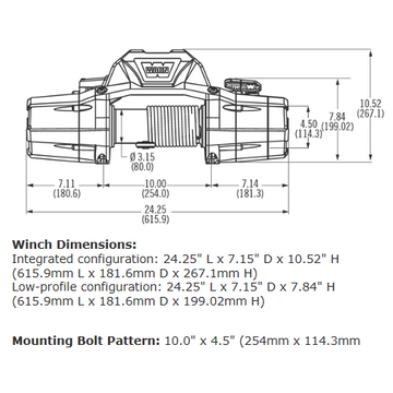 WARN Zeon 10-S Winch - 0