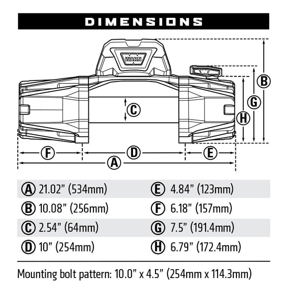 WARN VR EVO 10-S Winch