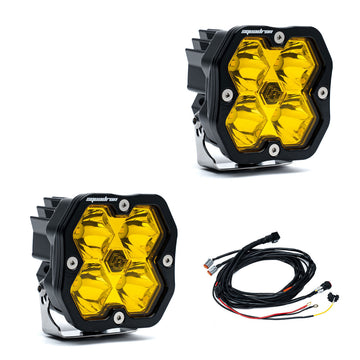 Baja Designs Squadron 2.0 Sport Black LED Auxiliary Light Pod (Pair) - 0