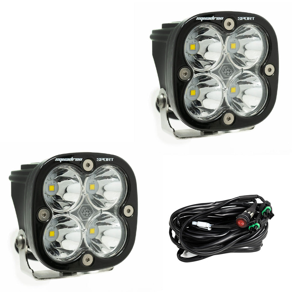 Baja Designs Squadron Sport Spot LED Light (Pair)