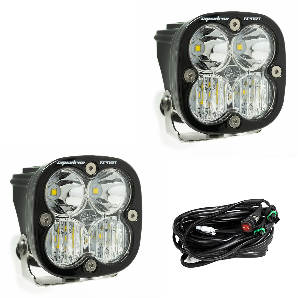 Baja Designs Squadron Sport Driving/Combo LED Light (Pair)