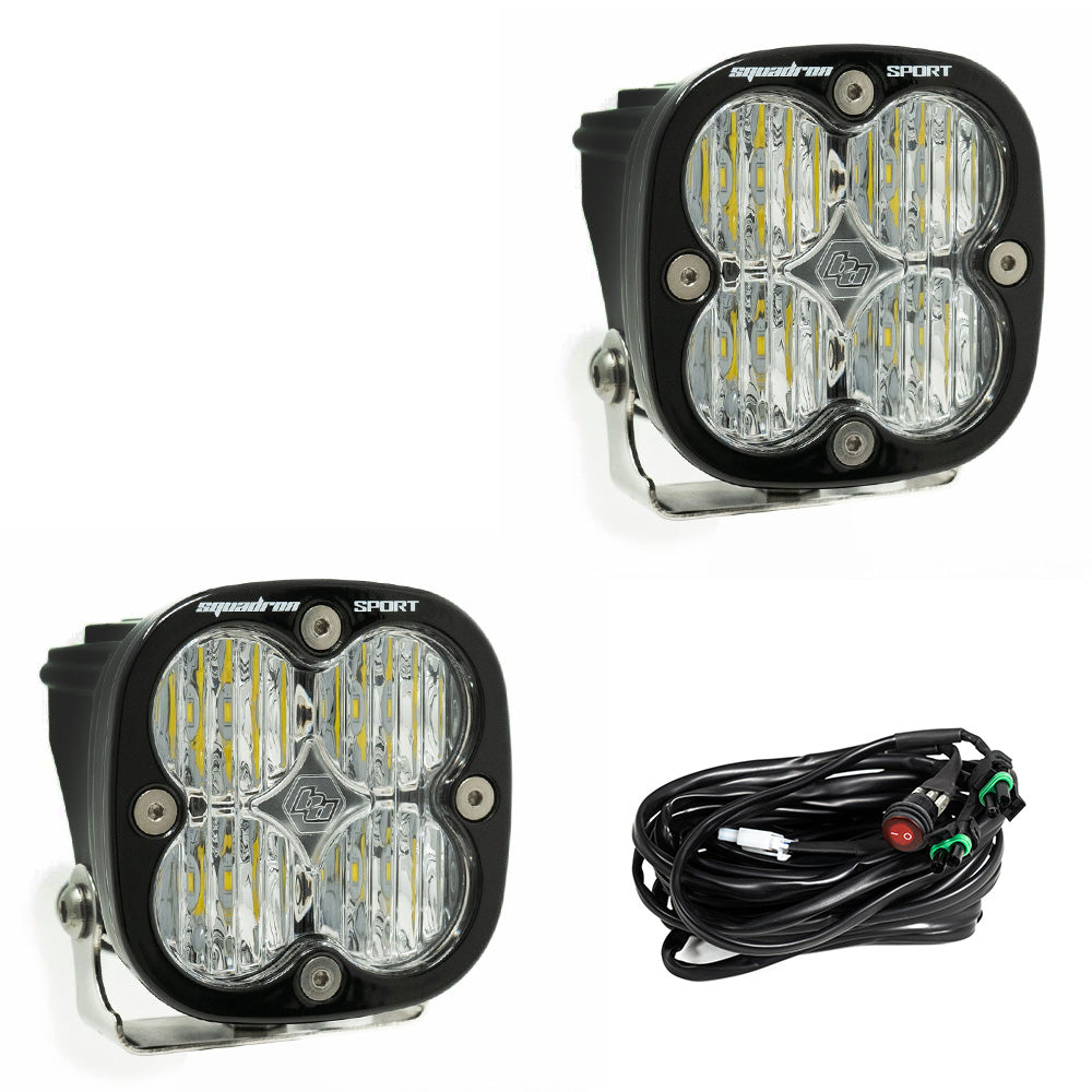 Baja Designs Squadron Sport Wide Cornering LED Light (Pair)