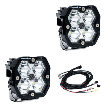 Baja Designs Squadron 2.0 Pro Black LED Auxiliary Light Pod (Pair)