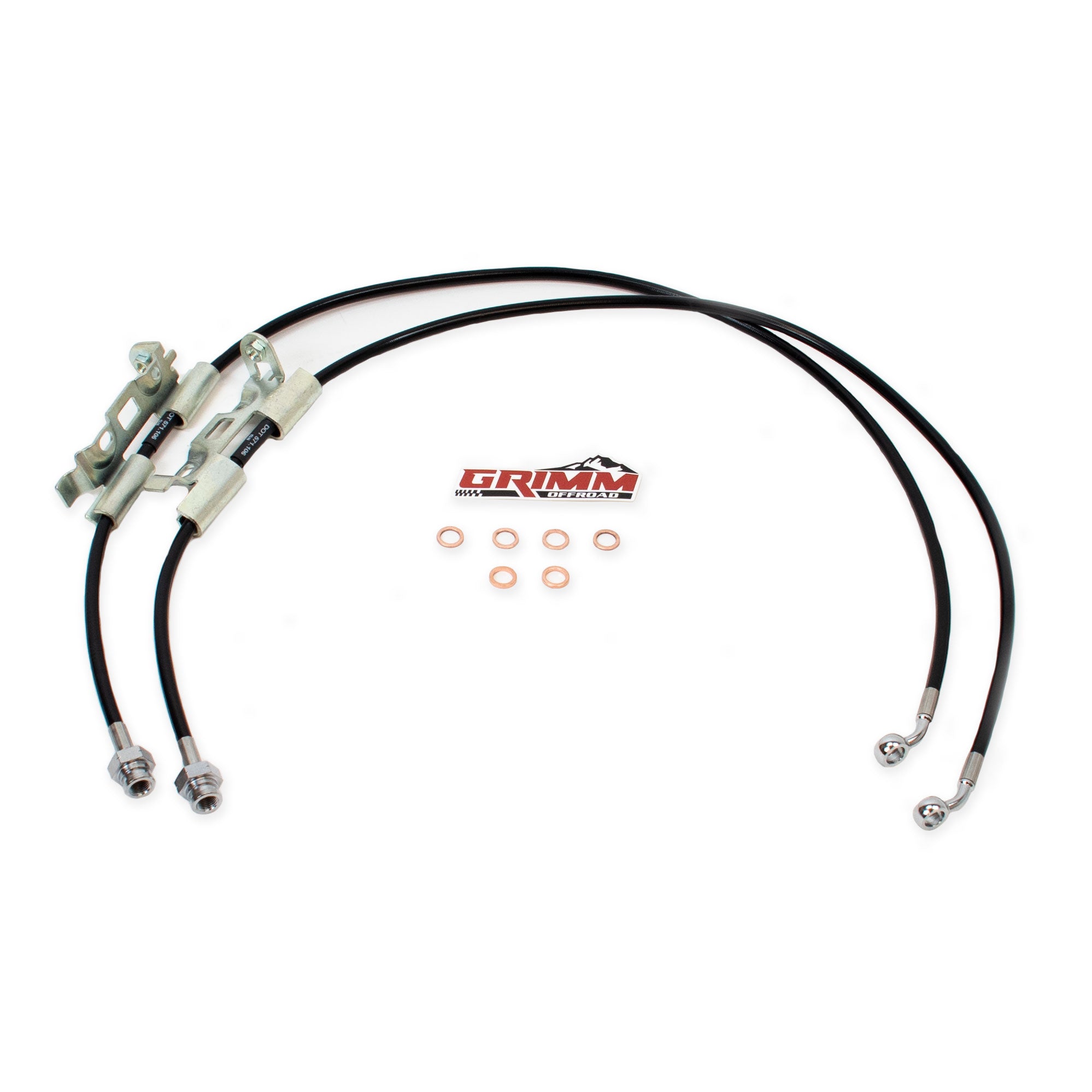 Grimm OffRoad Jeep Wrangler JL/JLU & Gladiator JT Front Brake Line Kit