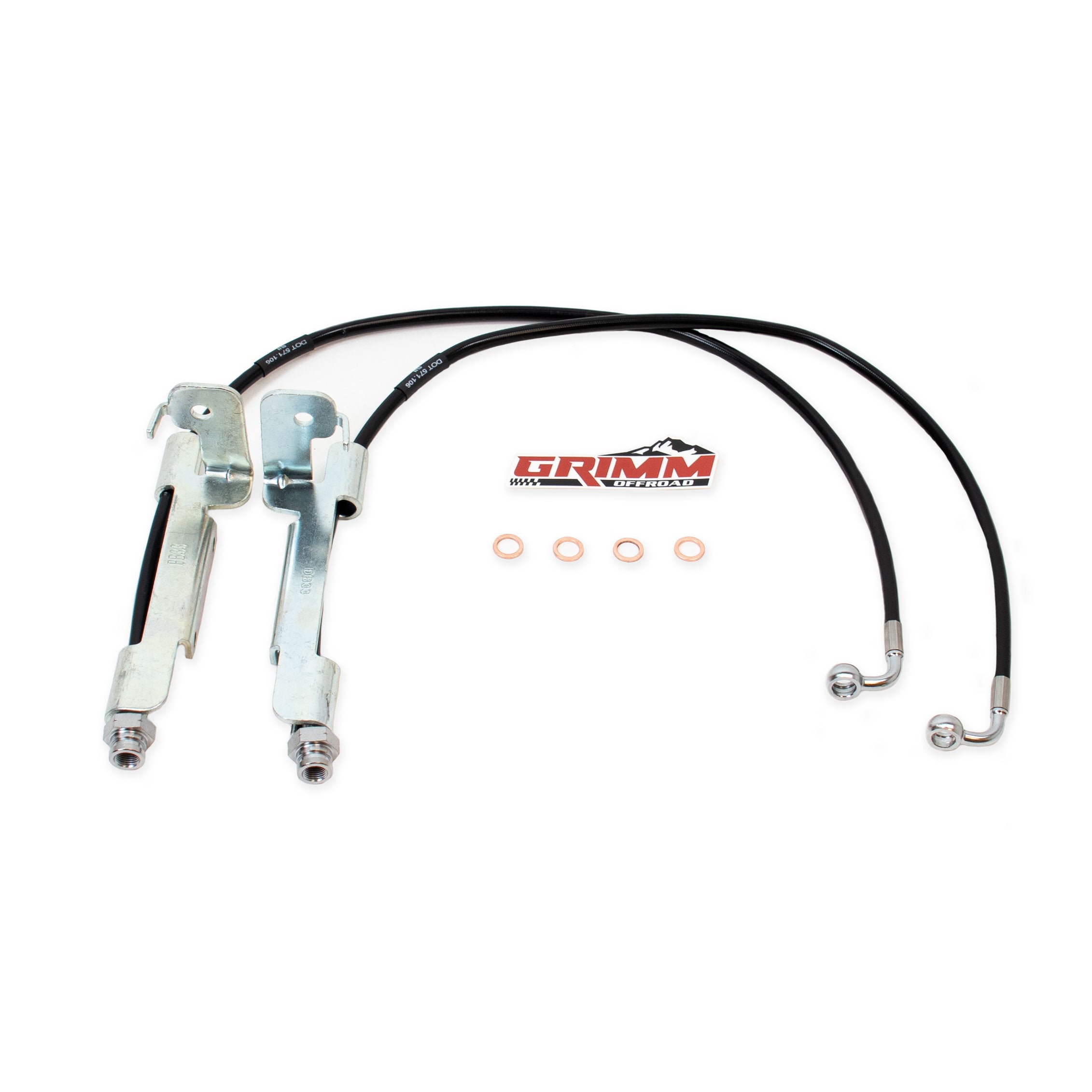 Grimm OffRoad Jeep Wrangler JL/JLU Rear Brake Line Kit