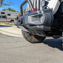 Grimm OffRoad Jeep Wrangler JL/JLU & Gladiator JT Front Steel Bumper License Plate Mount-3