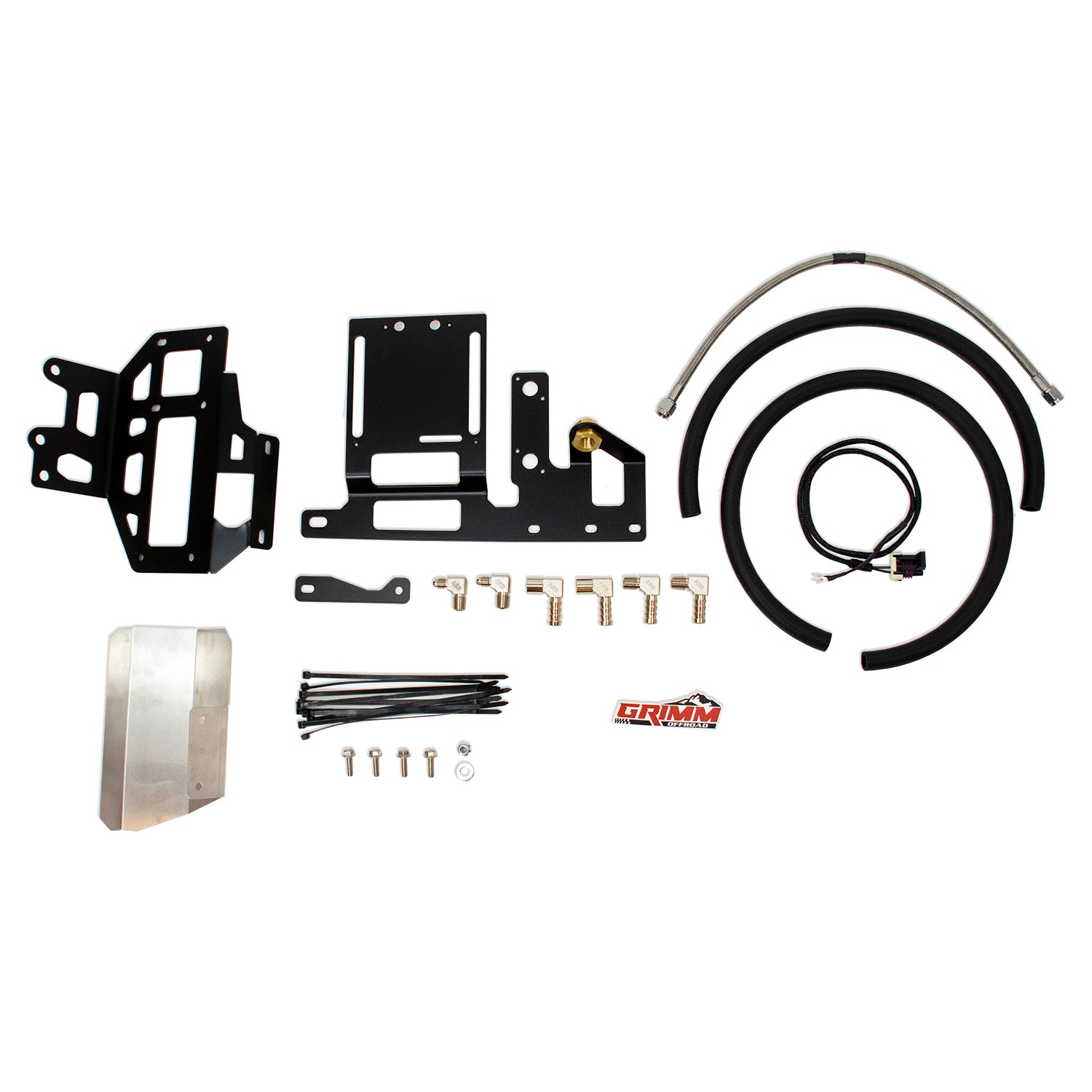 Grimm OffRoad Jeep Wrangler JL/JLU & Gladiator JT ARB Twin Compressor sPOD Mounting Bracket Kit