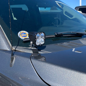 Grimm OffRoad 15-20 Ford F-150 Hood Hinge Light Brackets - 0