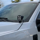 Grimm OffRoad 17-21 Ford F-250 - F-550 Hood Hinge Light Brackets-2