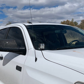 Grimm OffRoad 14-21 Toyota Tundra Hood Hinge Light Brackets - 0