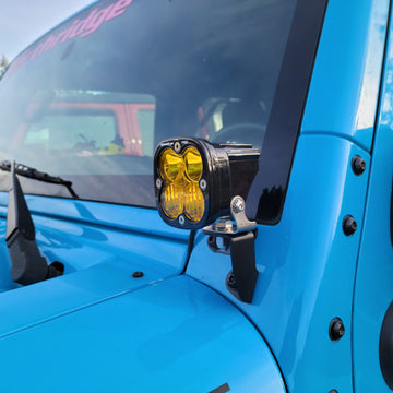 Grimm OffRoad Jeep Wrangler JK/JKU A-Pillar Light Mount - 0