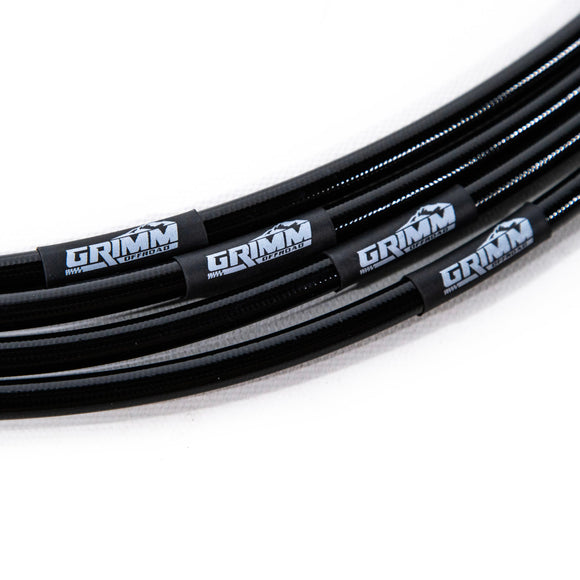 Grimm OffRoad Jeep Wrangler JK/JKU UD60 Brake Line Kit Front and Rear
