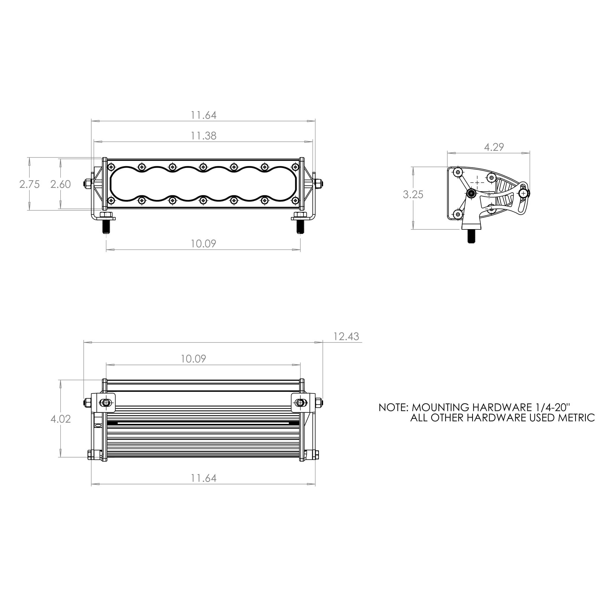 Baja Designs ONX6+ 10 Inch Driving/Combo LED Light Bar