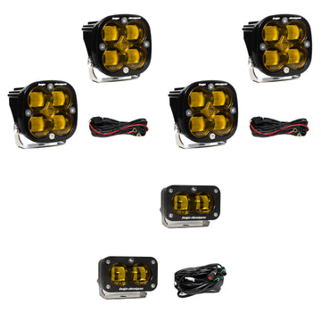 Bronco Steel Front Bumper Aux Pod Light Bundle - 0