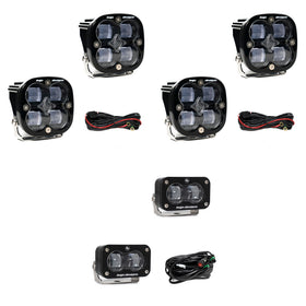 Bronco Steel Front Bumper Aux Pod Light Bundle