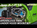 Grimm OffRoad Jeep Wrangler JL/JLU & Gladiator JT ARB Brushless Twin Compressor Mounting Bracket Kit-5